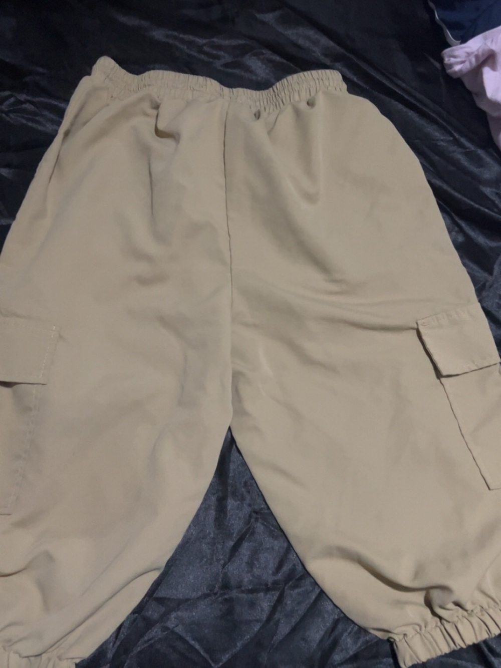 SHEIN Beige Cargo Capris